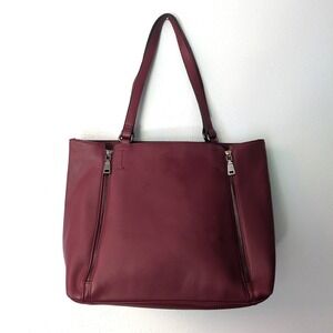 International Concepts Purse Womens Purple XL Handbag Snap Double Handles Chic